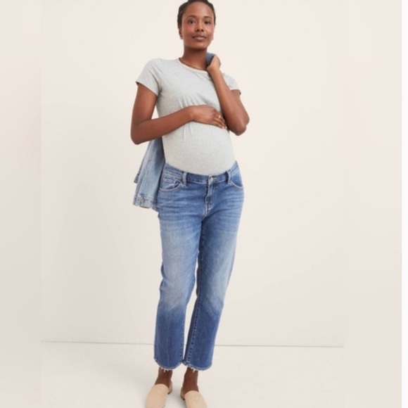Hatch Strong Like Mama jeans sz 25 maternity classic casual preppy minimalist - Picture 1 of 6